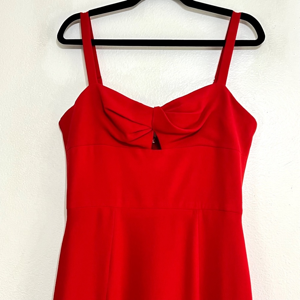 NWOT Dress The Population Brooke Twisted Front Hi Slit Gown, Medium - Picture 4 of 12